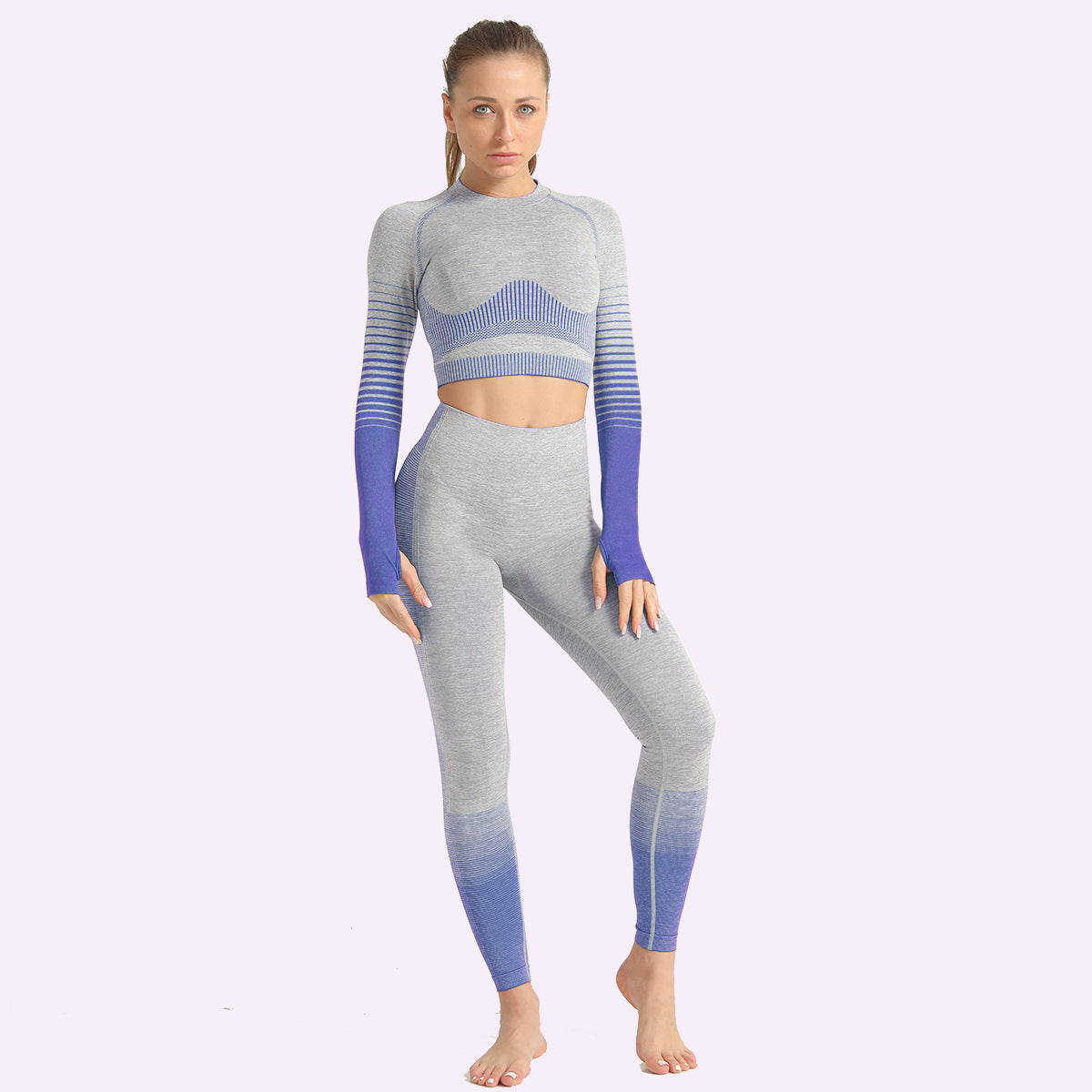 LANTECH Women’s Yoga Set - 2-Piece Gym Fitness Sportswear