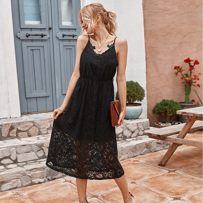 Lace Sexy Long Summer Dress for Women