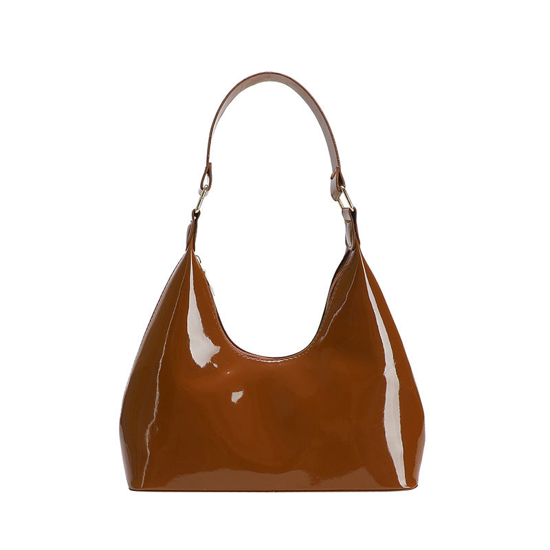 Women’s Casual Patent Leather Handbag