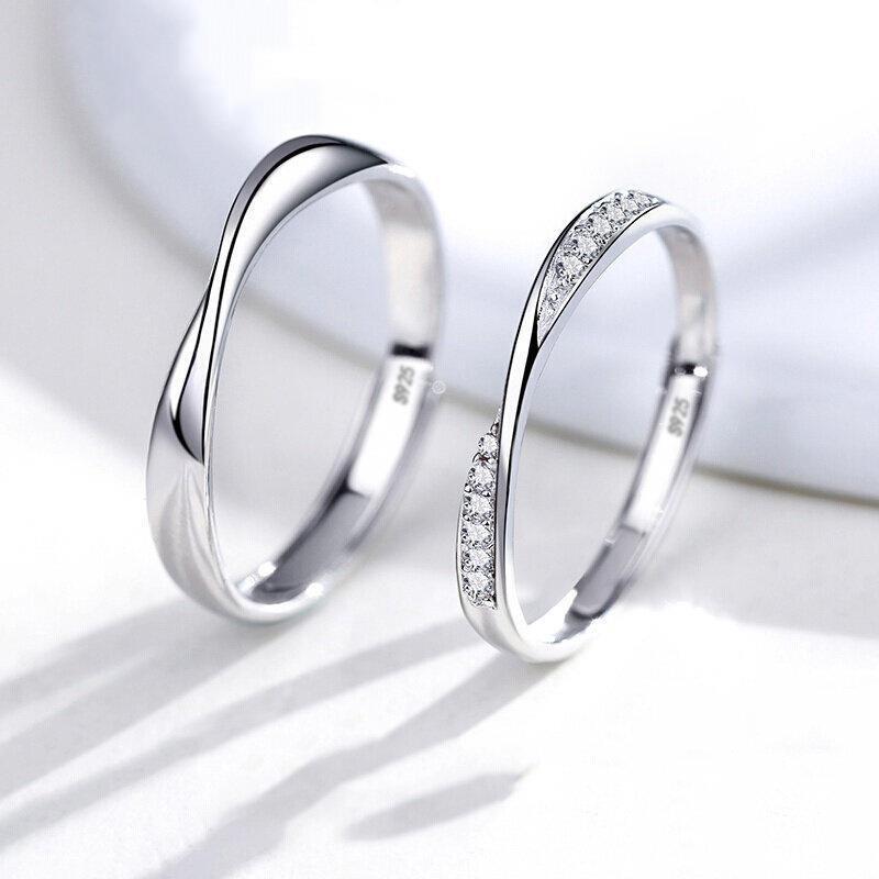 Silver Mobius Ring for Men and Women